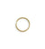15mm Rib Cable Jump Ring - 14K Gold Antique Plated (46 pcs)