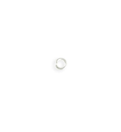 4.75mm Smooth Jump Ring - Sterling Silver Plated (369 pcs)