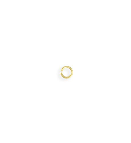 4.75mm Smooth Jump Ring - 14K Gold Antique Plated (369 pcs)
