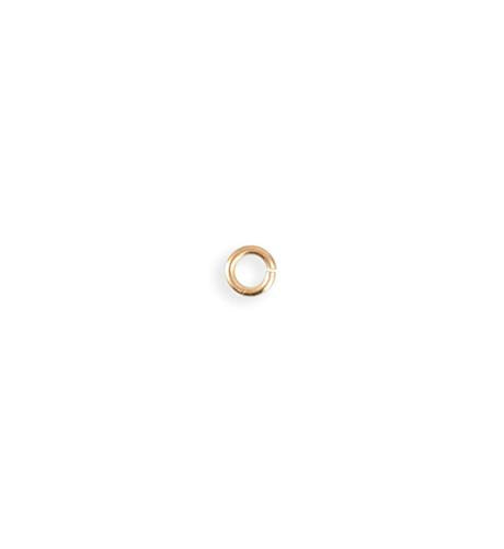 4.75mm Smooth Jump Ring - Rose Gold Plated (369 pcs)