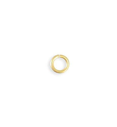 7.25mm Smooth Jump Ring - 10K Gold Plated (208 pcs)