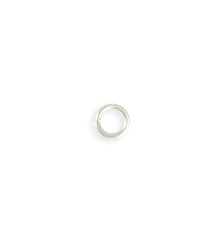 8mm Smooth Jump Ring - Sterling Silver Antique Plated (208 pcs)