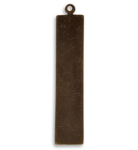 41x8.5mm Tag - Natural Brass (36 pcs)