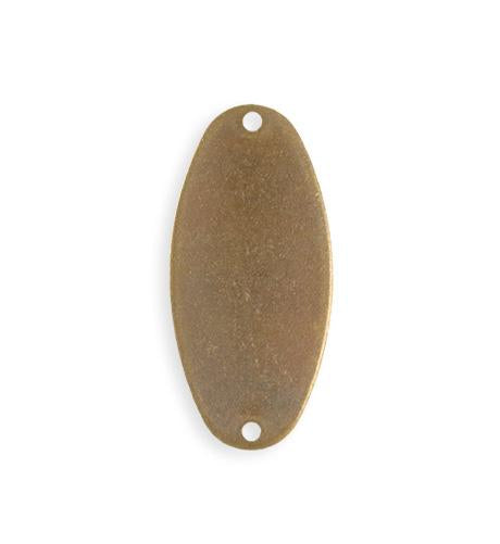 32.5x15.5mm Two Hole Oval Blank (10 pcs)