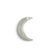 23x19mm  Crescent Moon Blank (6 pcs)