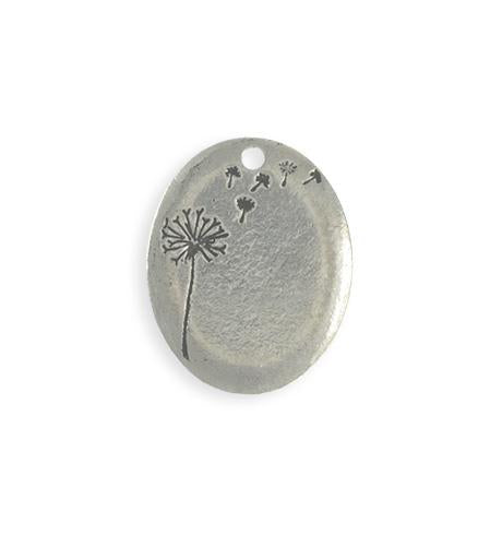 25x20mm  Drifting Dandelion Blank (4 pcs)