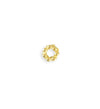 8mm Dotted Spacer - 10K Gold Plated (25 pcs)
