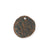 22mm Organic Circle - Copper Verdigris Plated (5 pcs)