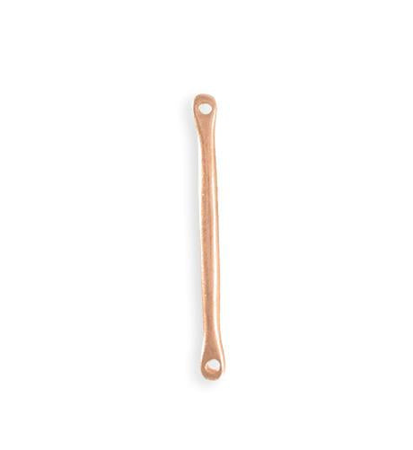 33x3mm Tapered Bar - Copper Plated (20 pcs)
