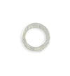 20mm Hammered Ring - Sterling Silver Plated (8 pcs)