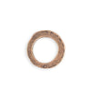 20mm Hammered Ring - Copper Antique Plated (8 pcs)