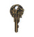 41x22mm, Dragonfly Key - Bronze Antique Plated (3pcs)