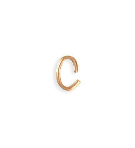 11x9mm Oval Bail Link - Copper Antique Plated (20 pcs)
