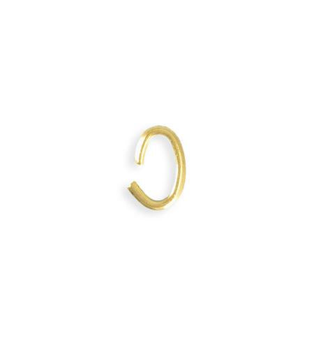 11x9mm Oval Bail Link - 10K Gold Plated (20 pcs)