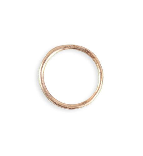 21mm Stacking Ring (Size 8) - Rose Gold Plated (8 pcs)