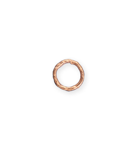 12mm Organic Ring - Copper Plated (20 pcs)