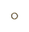 12mm Organic Ring - Brass Antique Plated (20 pcs)