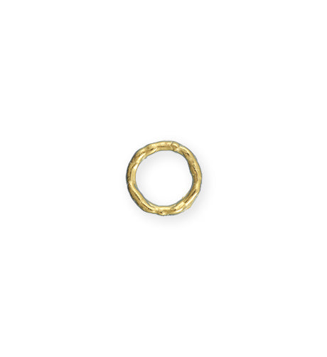 12mm Organic Ring - 10K Gold Plated (20 pcs)
