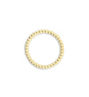 Size 8, Beaded Ring - 10K Gold Plated (9 pcs)