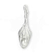 43x13mm, Falling Bloom - Sterling Silver Plated (3pcs)