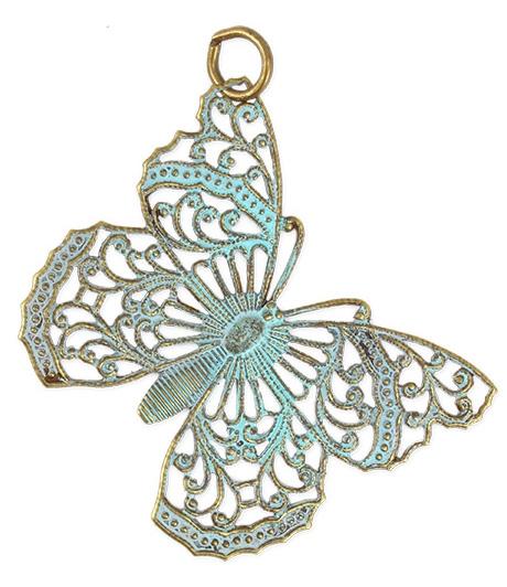 46x38mm Filigree Butterfly (4 pcs)