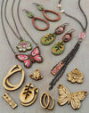 Butterfly Lilies, Jewelry Pop Outs (5 panels, 11pcs/ea)
